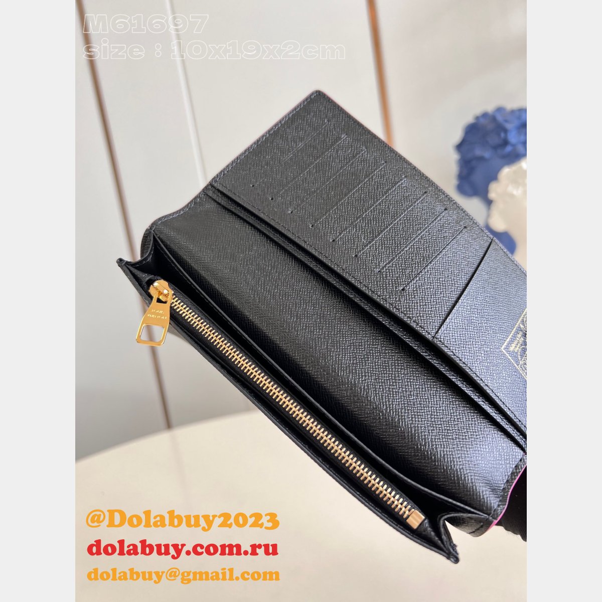 Designer Inspired M61697 Brazza Wallet Louis Vuitton Bag