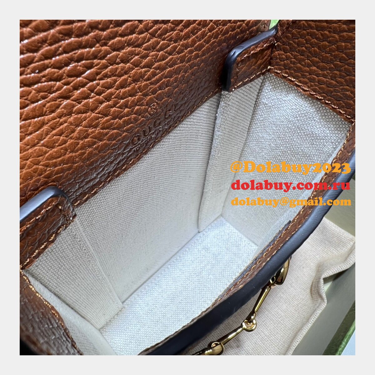 top quality G*u*i horsebit 1955 mini blue and ivory 625615 gg replcias bag