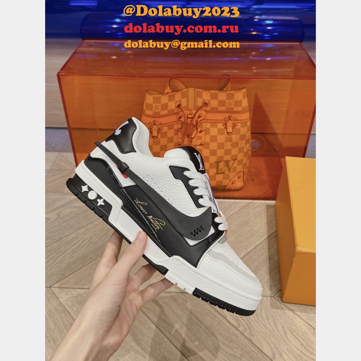 High Quality Replica US Louis Vuitton Trainer Sneaker Shoes