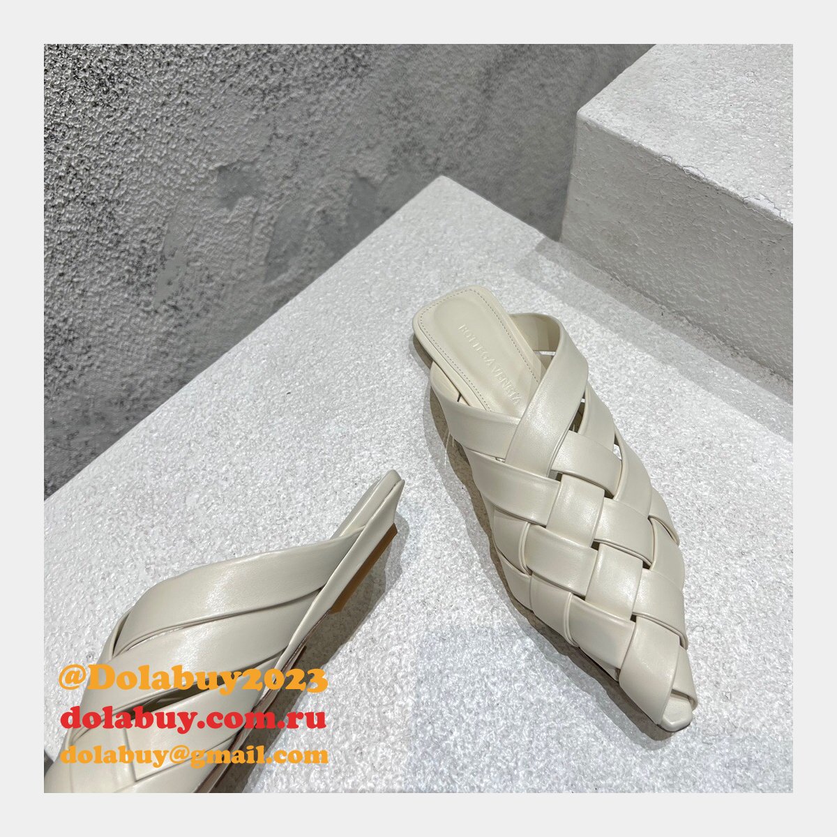 designer replica b0tte*a Ven*ta top quality flat sandals shoes
