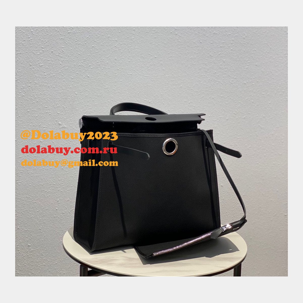 Best Replica Hermes Herbag Black Bags Top Quality Store
