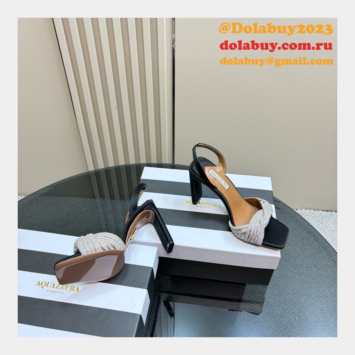 Luxury Best Aquazzura High-heeled Sandals 10CM