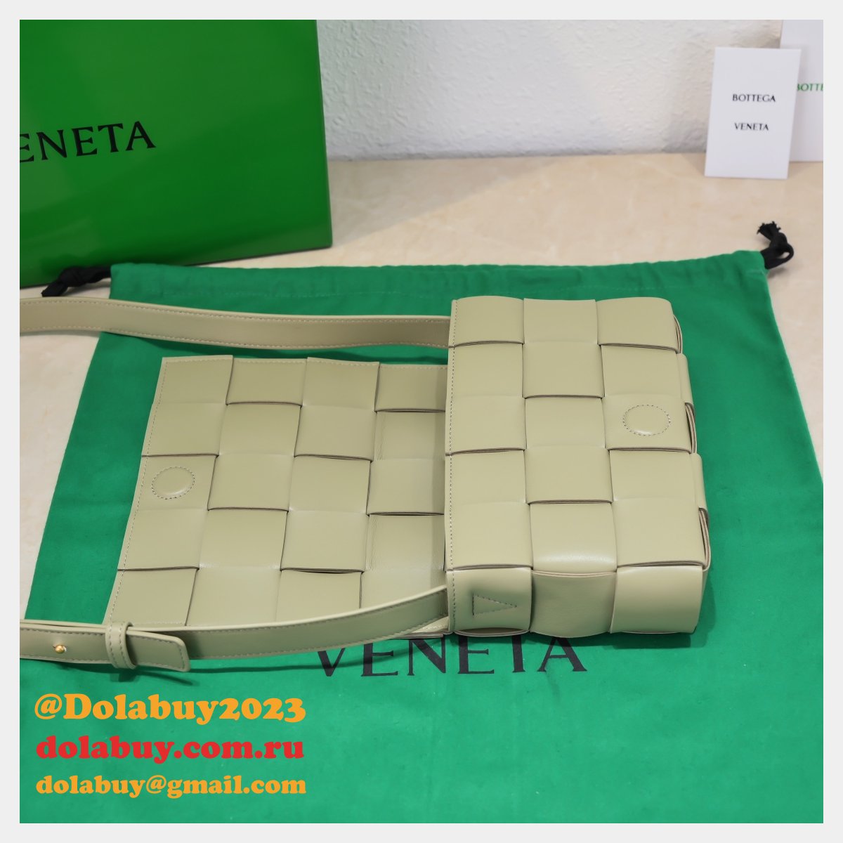 top quality b0tte*a Ven*ta cassette lambskin crossbody bag
