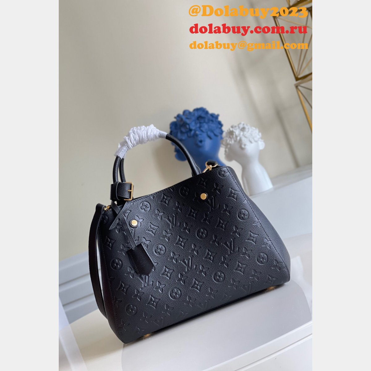 Louis Vuitton Top Quality M41048/M42746/M44931 Montaigne MM Monogram Empreinte Leather