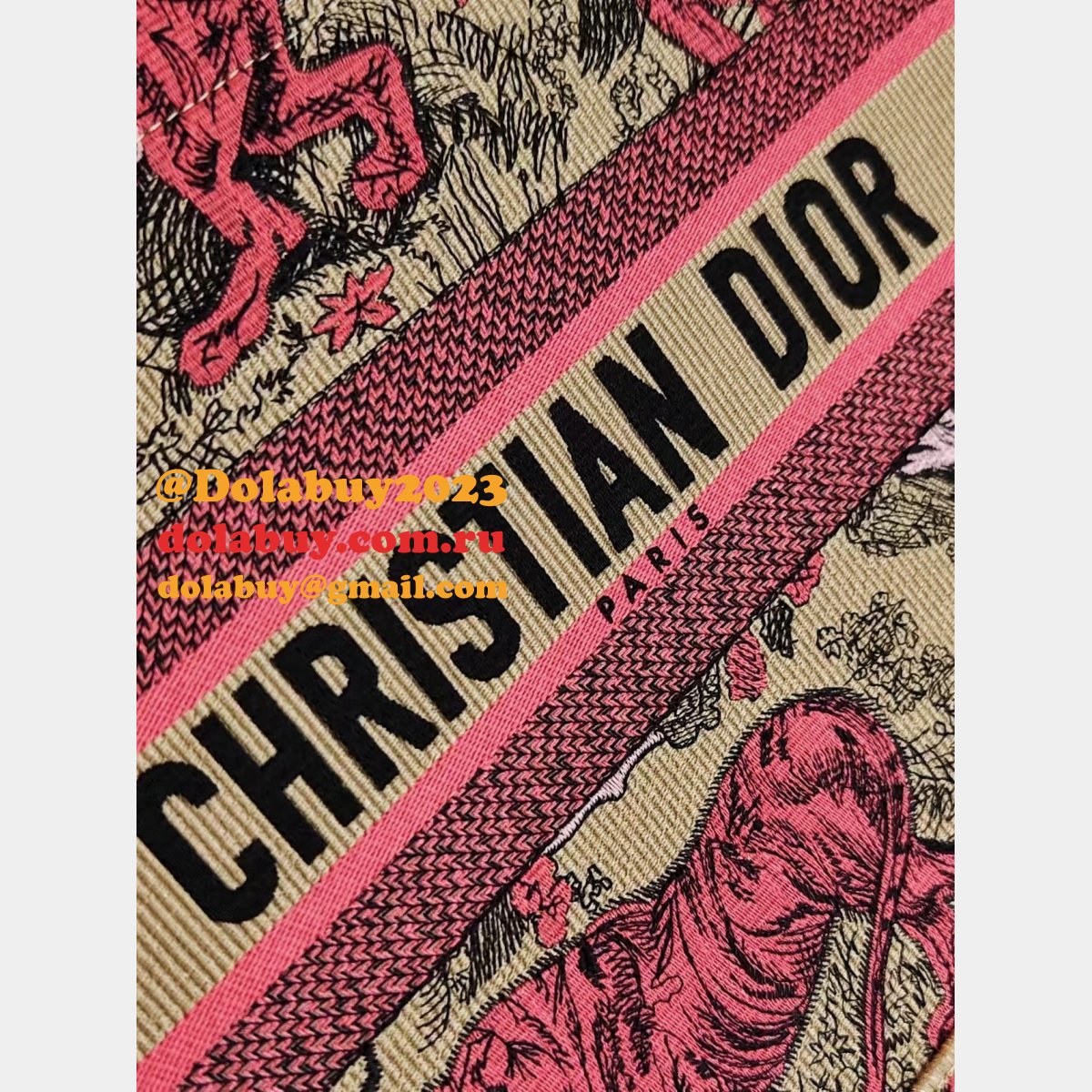 Top Quality Christian Dior Paris  Reverse book Tote