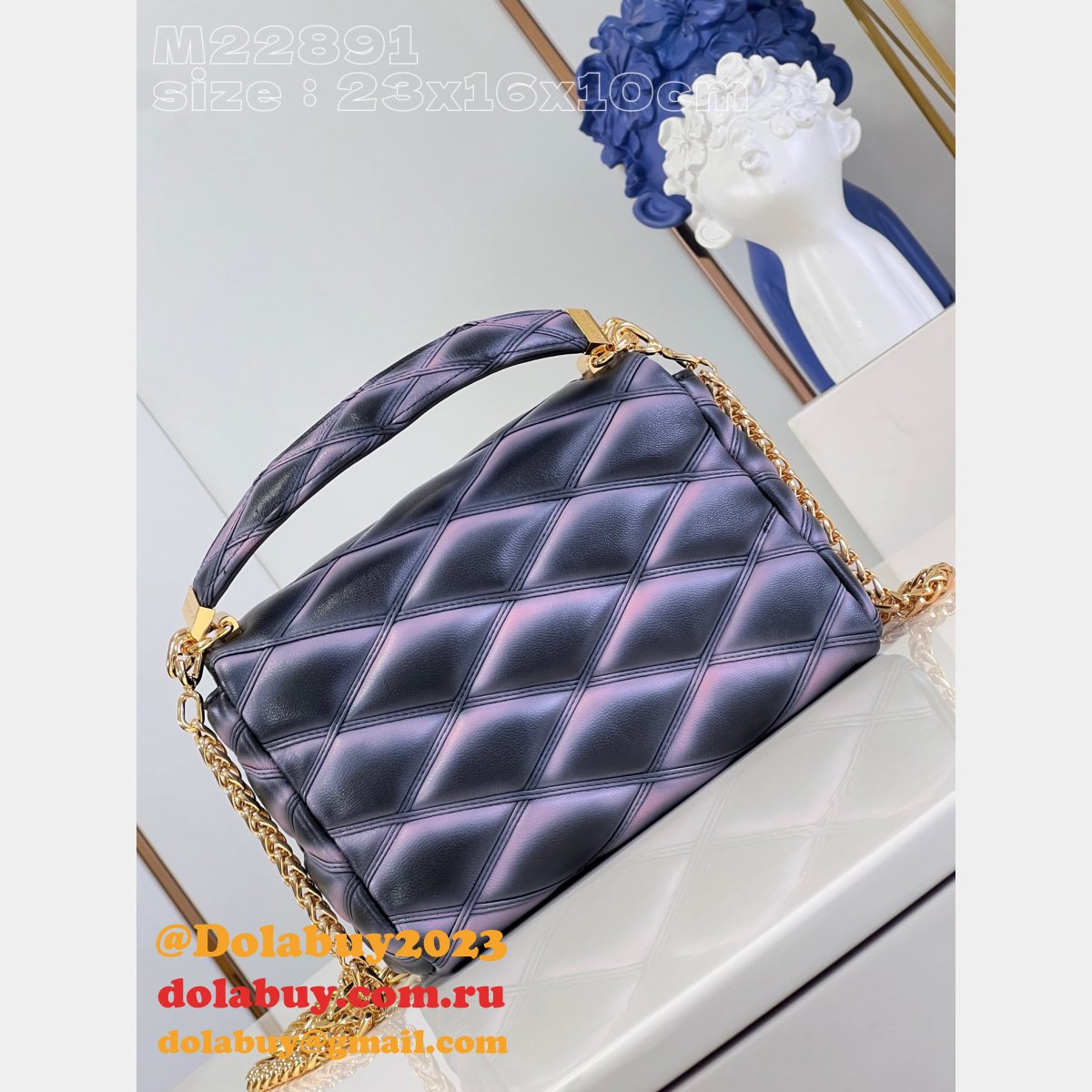 GO-14 MM Malletage Designer Louis Vuitton Replica M22891 Bags