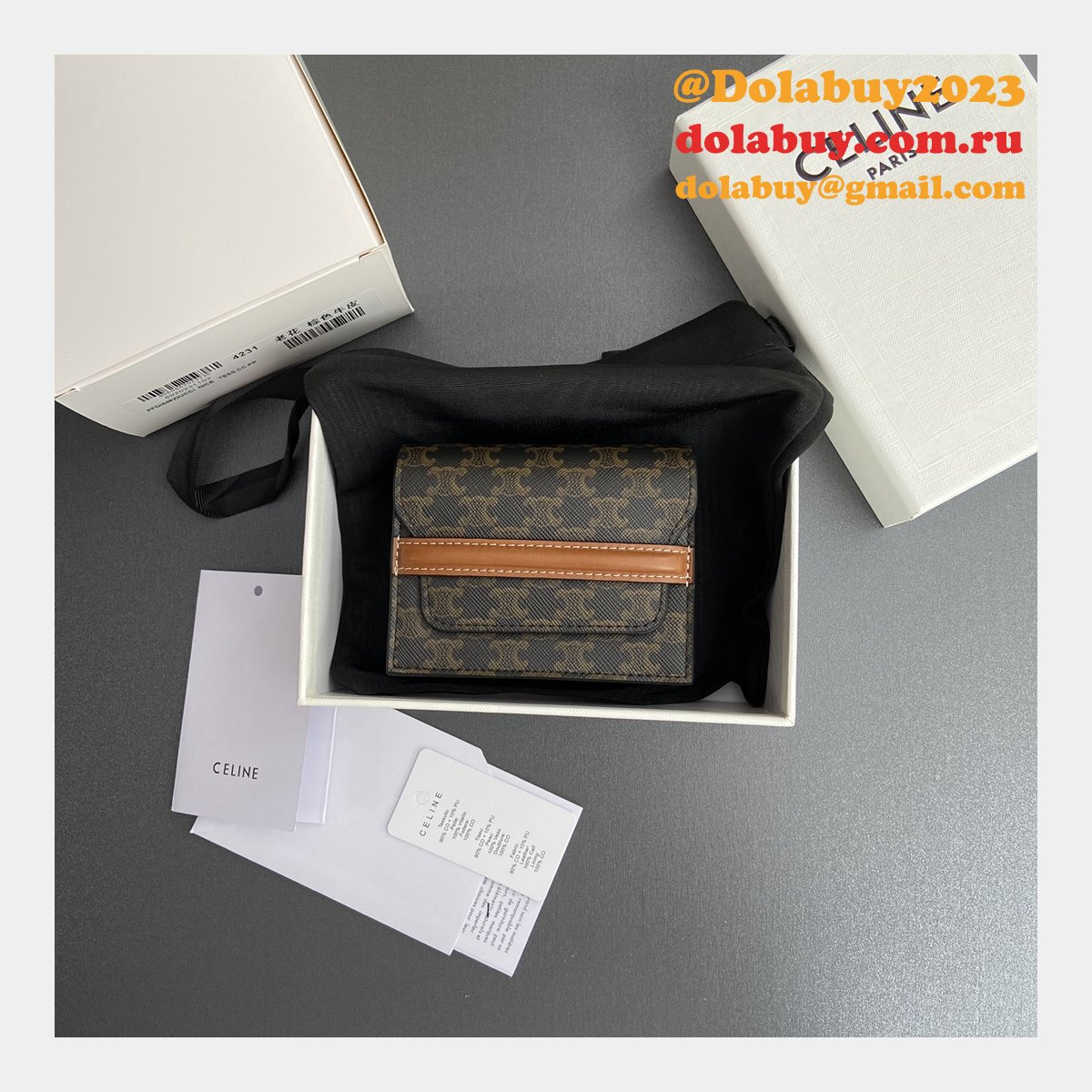 Top Quality celine TRIOMPHE wallet