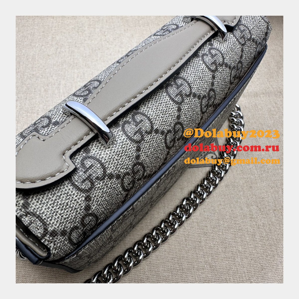 petite gg chain 1:1 mirror 760194 replicas G*u*i handbags