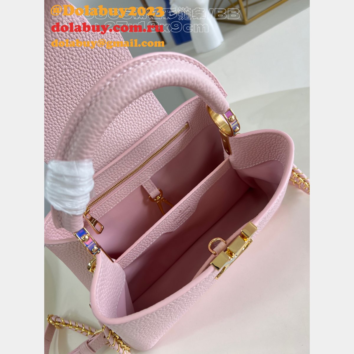 The Capucines Replica Top Quality Taurillon Louis Vuitton M48865 Bag
