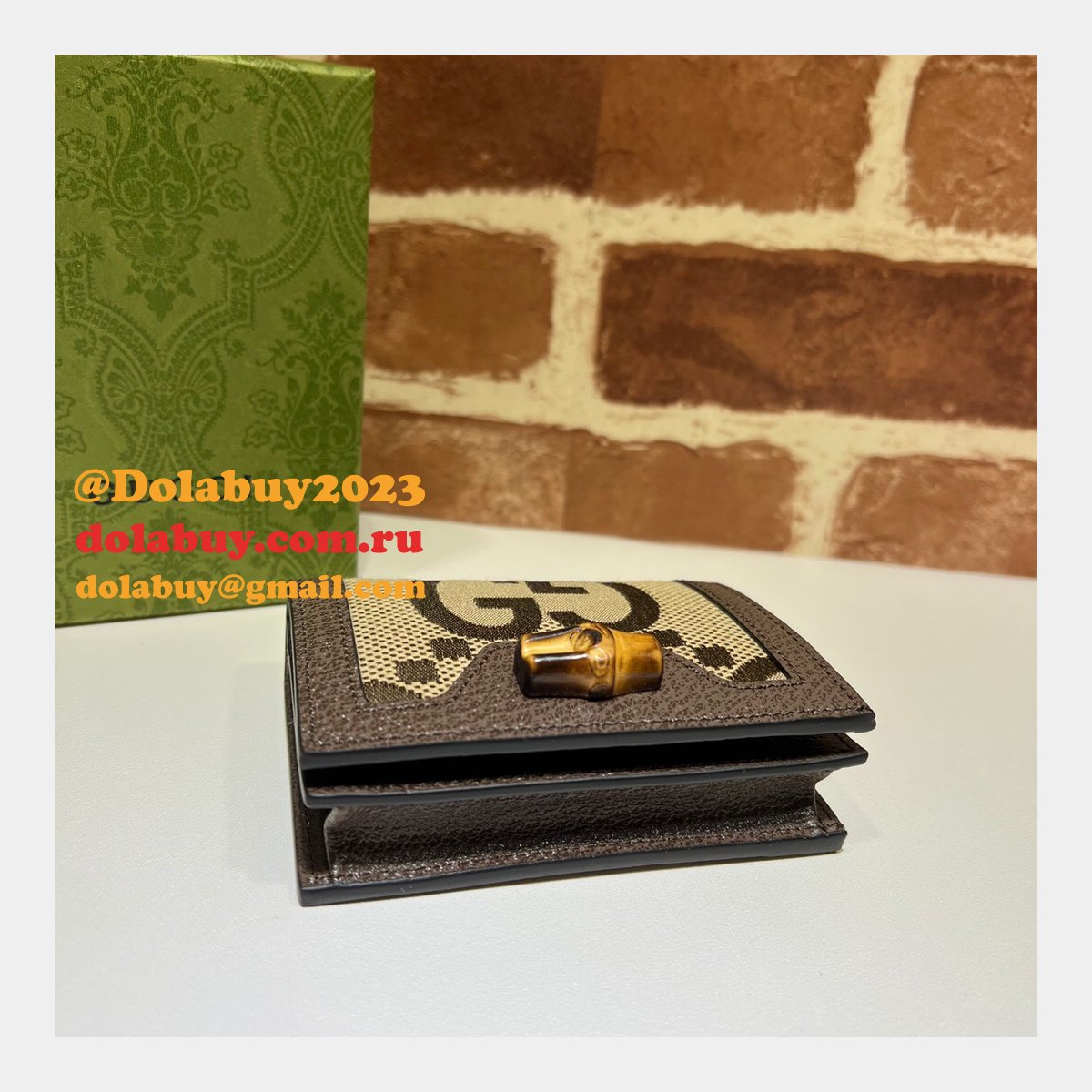 uk G*u*i replica 658244 diana jumbo gg card case for sale