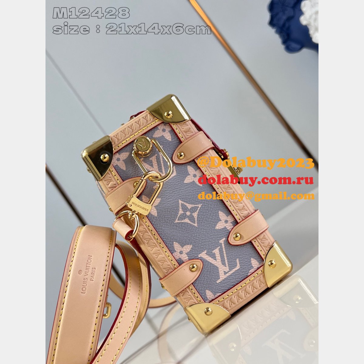 Luxury Louis Vuitton Fake Side Trunk M12428 Designer Bag