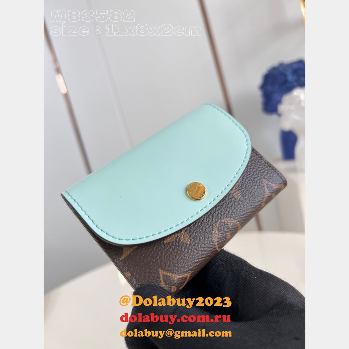 Rosalie Coin Purse M83582 Green Designer Louis Vuitton Inspired Bag