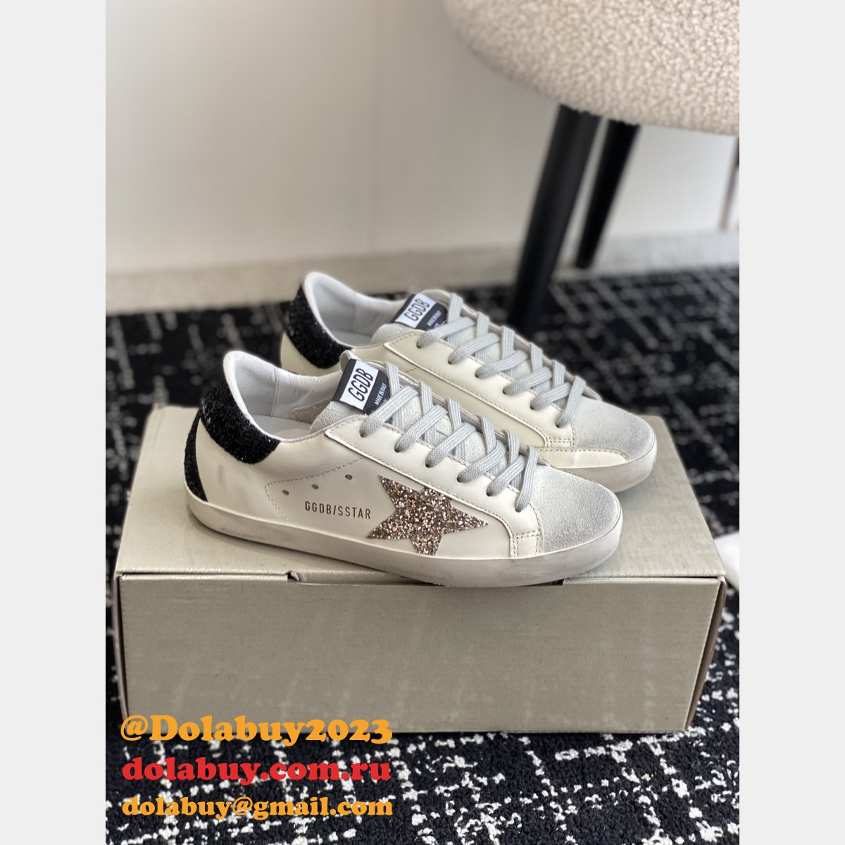 Luxury Super-Star Sabots With Platinum Star Shoes