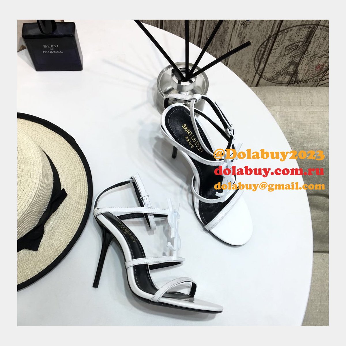 Saint Laurent High Heel Sandals 002