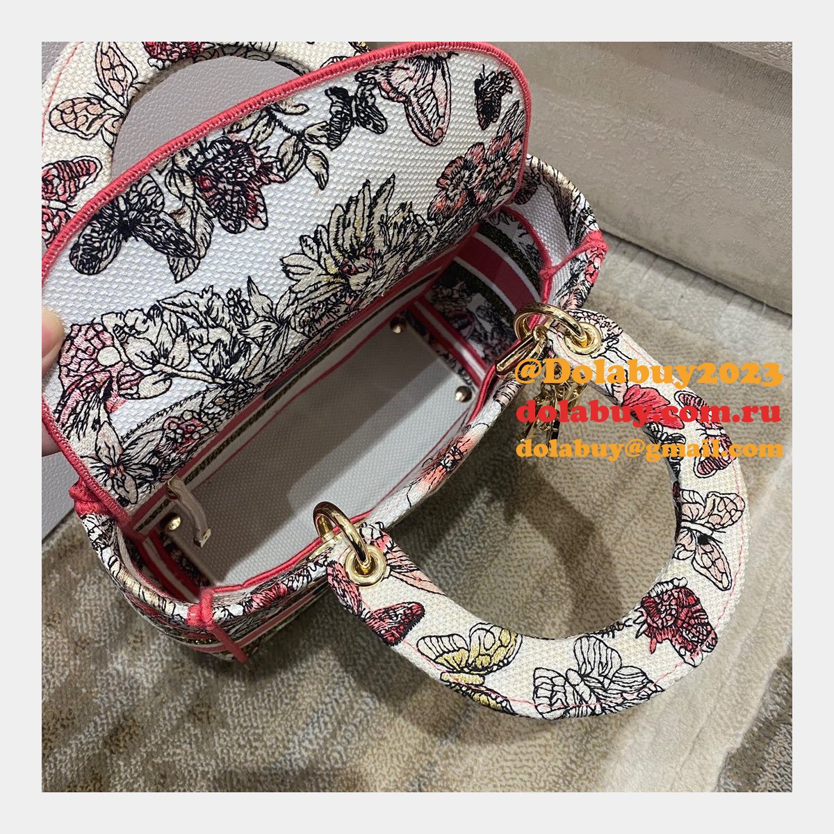 Replica Lady Dior 24cm Christian Bags At Cheap Price