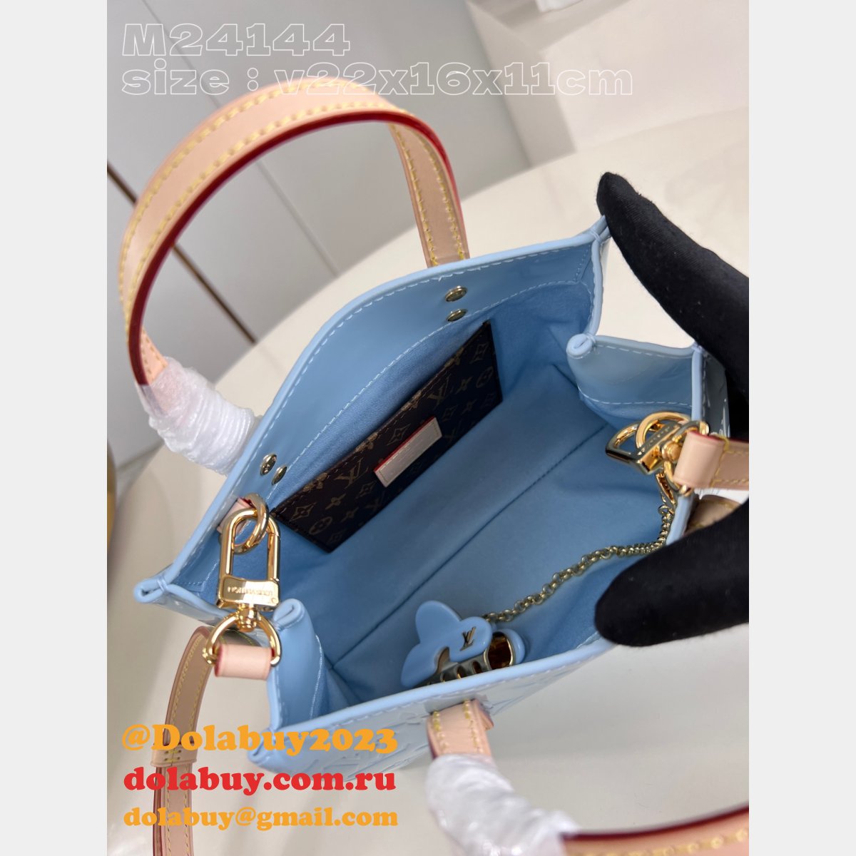 Reade New Monogram Vernis M24144/M24028 Order Replica Louis Vuitton Bag