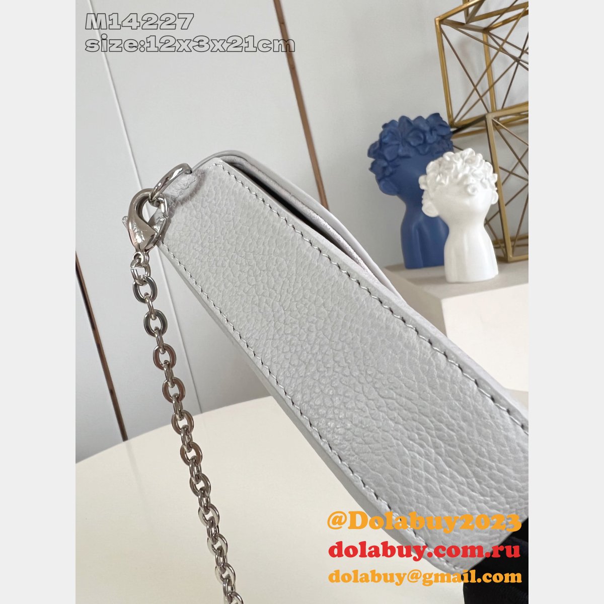 Louis Vuitton M14227 Félicie Pochette Monogram Empreinte Leather 1:1 Mirror Bag