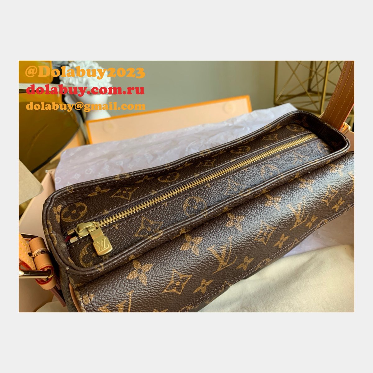 Louis Vuittons Replica Monogram Viva Cite Mm Shoulder M51164