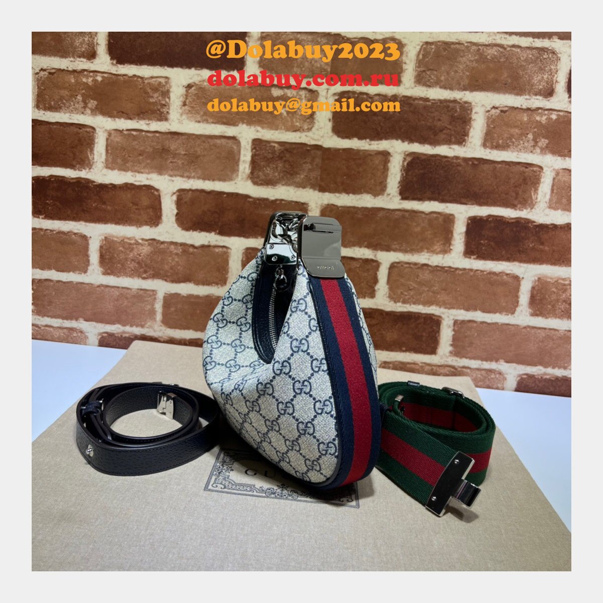 luxury G*u*i wholesale attache 699409 shoulder fake bag