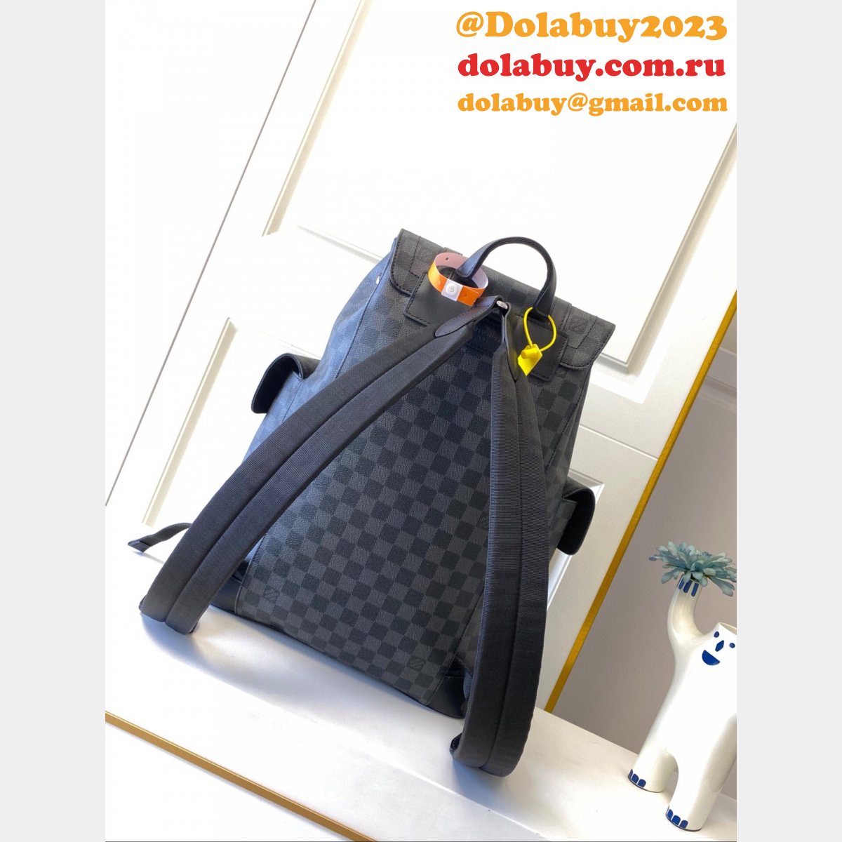 Louis Vuitton N41379 Christopher PM Daminer Graphite Canvas