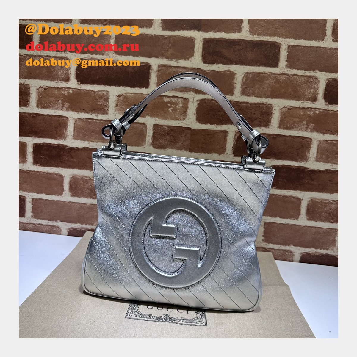 blondie tote designer replica G*u*i 751518 bags store