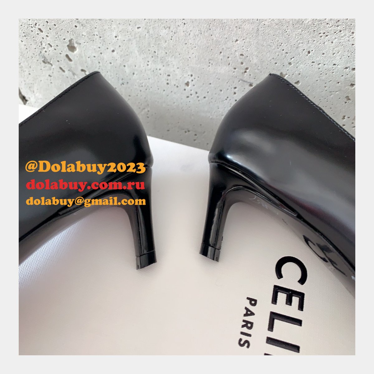 High Quality Luxury Celine high heel shoes