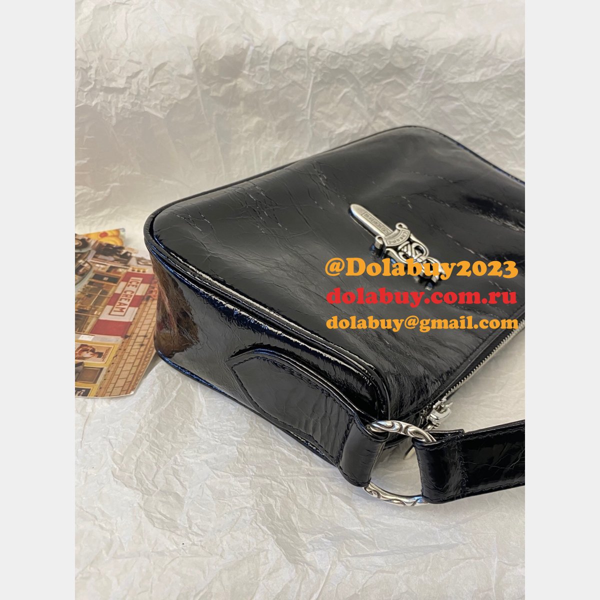 best Ch*0me He**ts replica silver hardware chicken nuggets bag