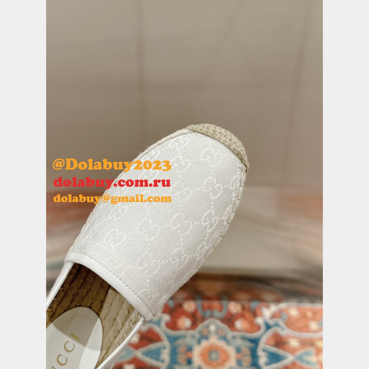 duplicate wholesale G*u*i fashion espadrille