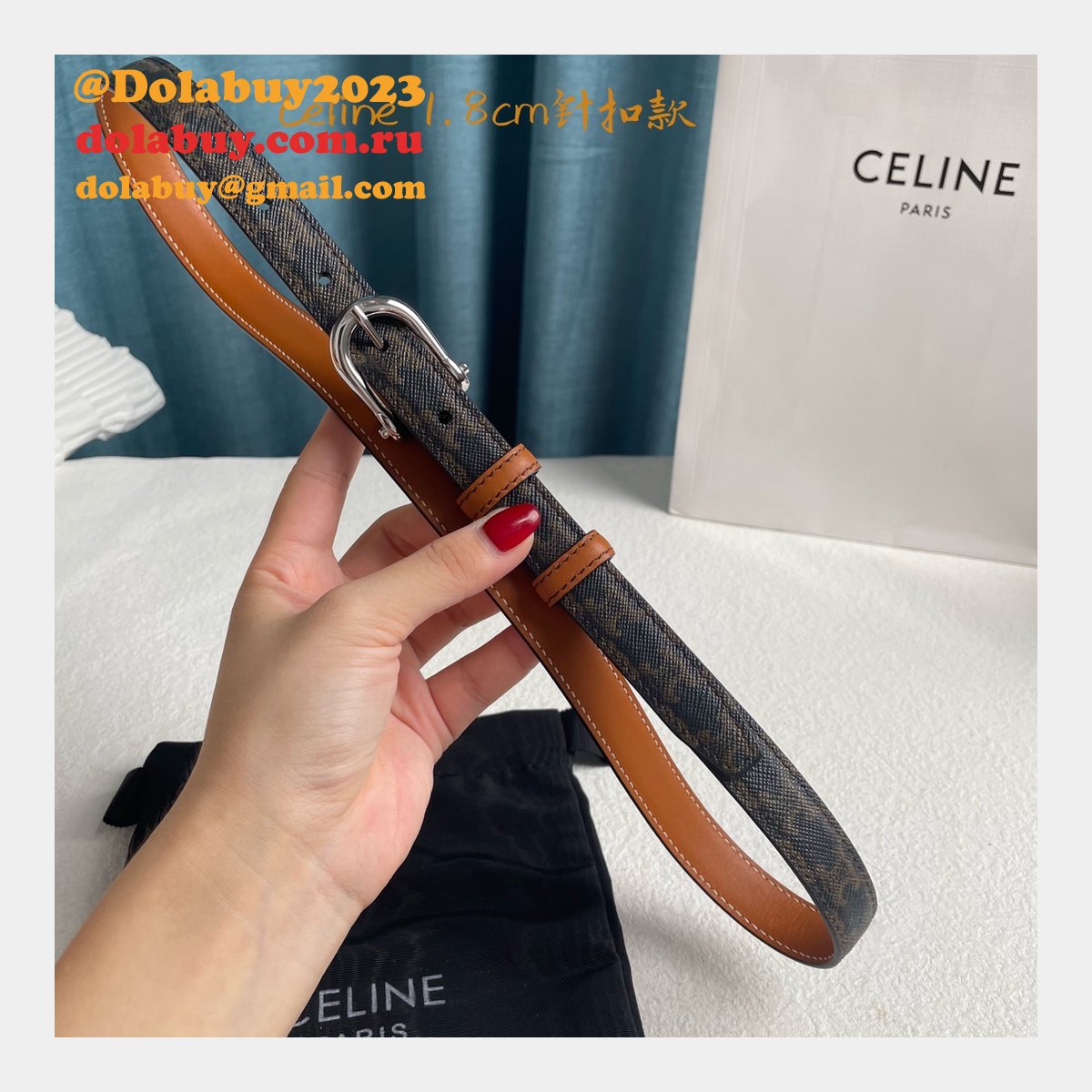 Replica Celine Inspired 18/25MM Top Quality Belt