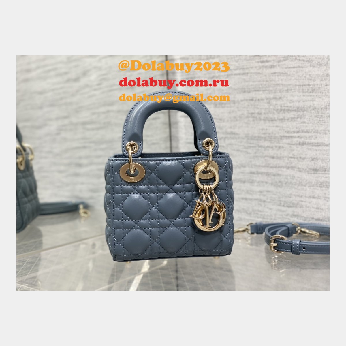 Replica Fashion Dior Micro Lady 1:1 Mirror 12CM Bag