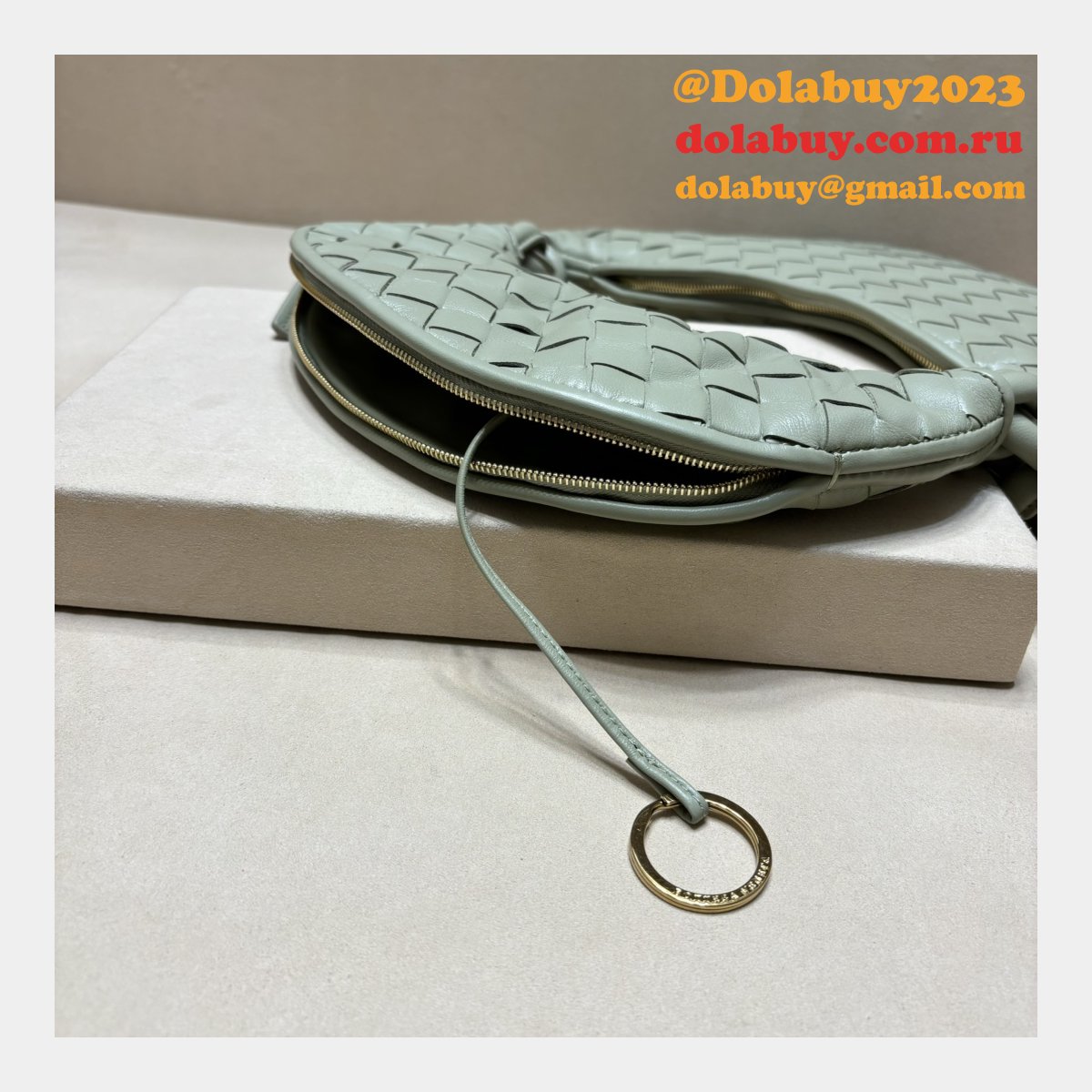luxury b0tte*a Ven*ta gemelli intrecciato handbag