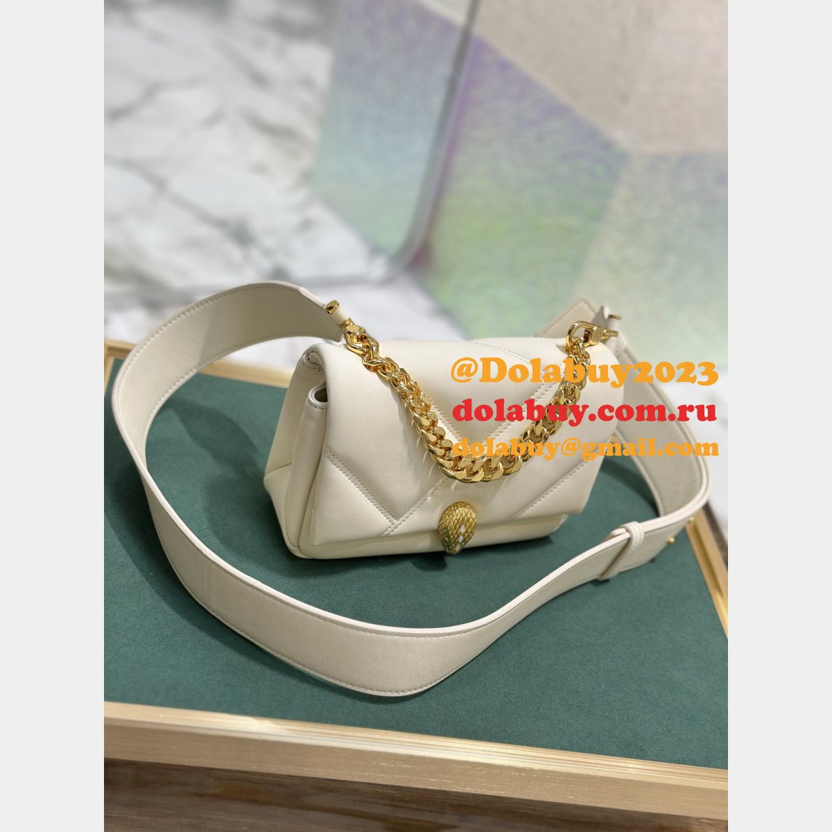 serpenti cabochon bvlgari 291085/291088/291223 b0tte*a Ven*ta fake bag