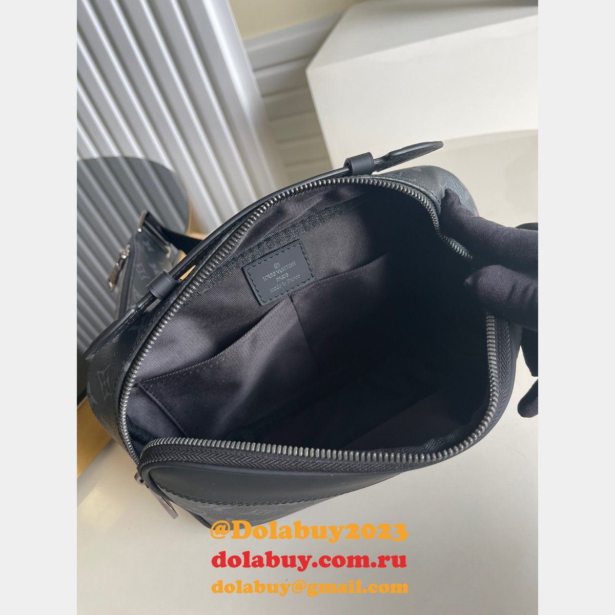 Louis Vuitton 7 Star Bumbag Monogram Eclipse Canvas M42906 Black Bags