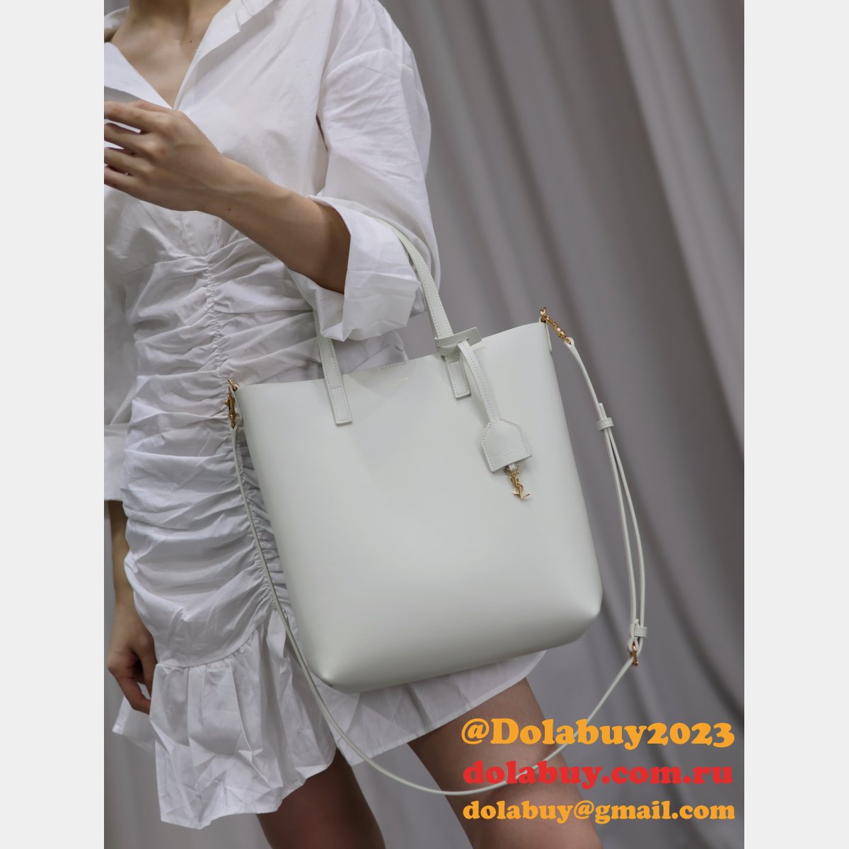 Designer SAINT LAURENT Shopping tote bag small 600307