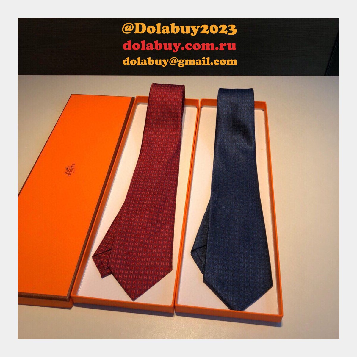 Hermes Faconnee H tie in hand-sewn silk