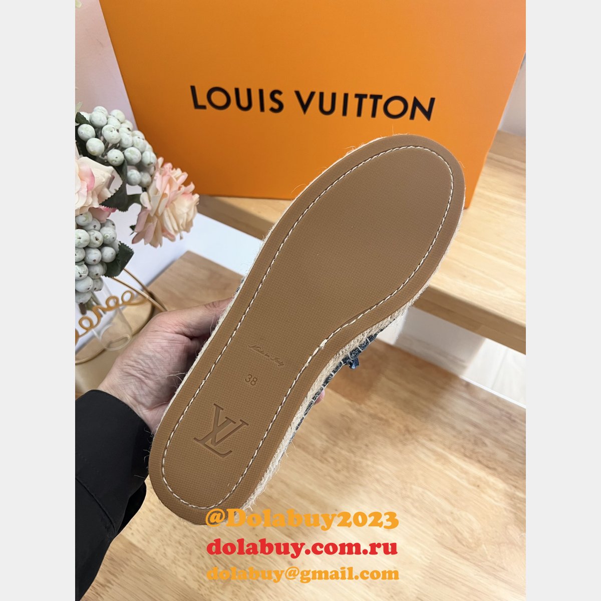 Perfect 1:1 Mirror LOUIS VUITTON ESPADRILLES women shoes