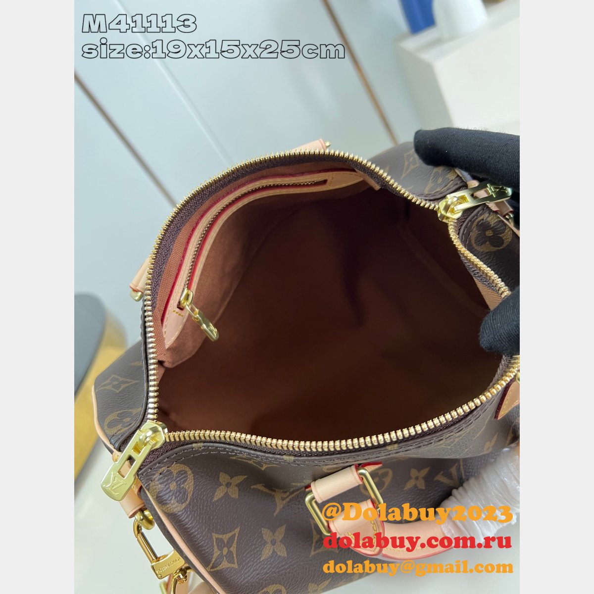 AAA+ Louis Vuitton High Quality Speedy Bandouliere 25 30 35 Monogram