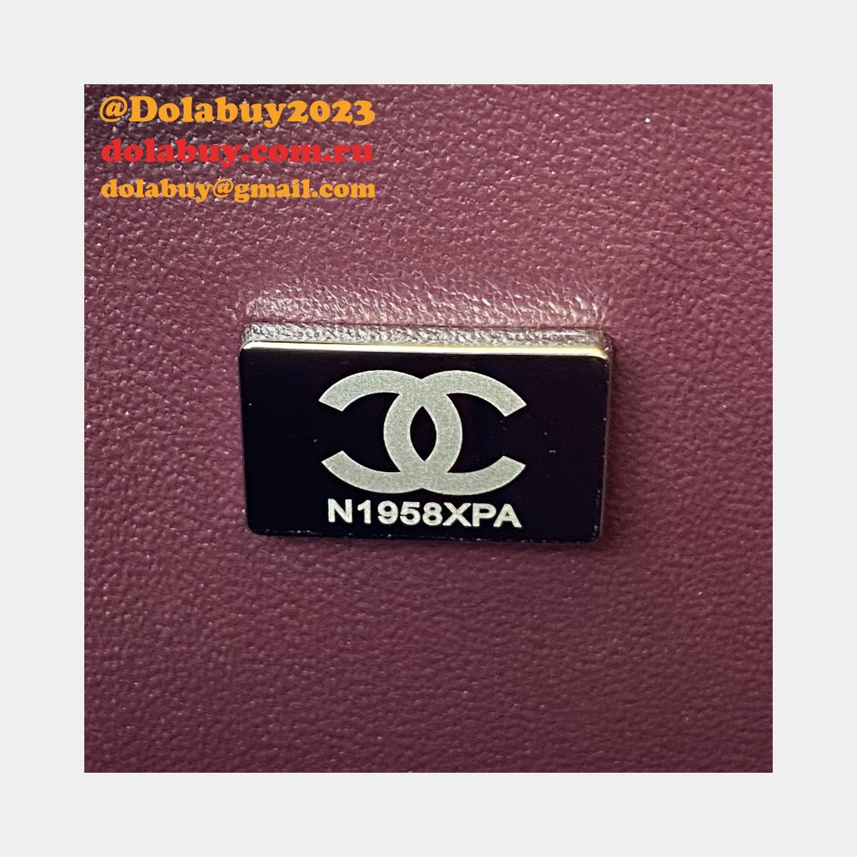 Top quality Fake Small Flap Lambskin CF 23cm