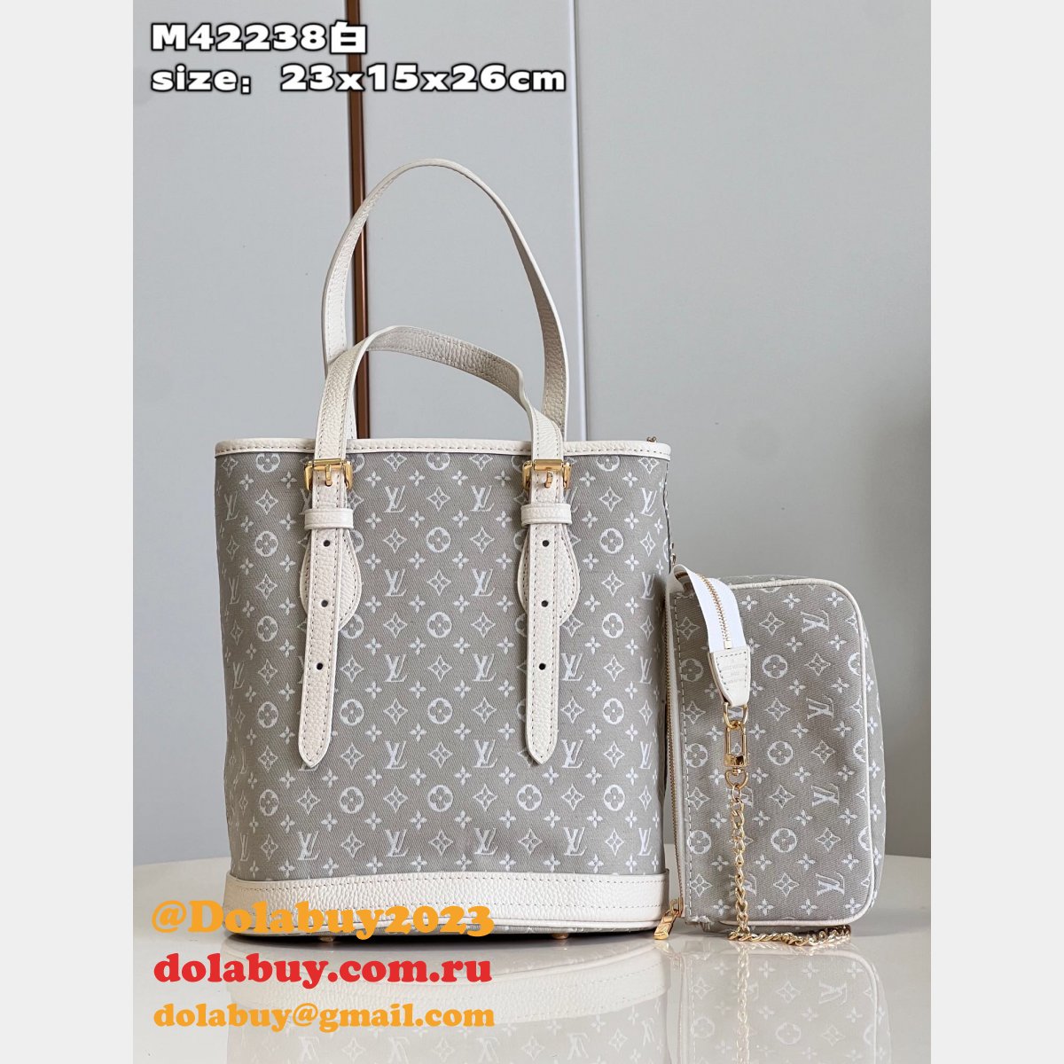 Replica Louis Vuitton Bucket Designer M42238 Shoulder Tote Bag