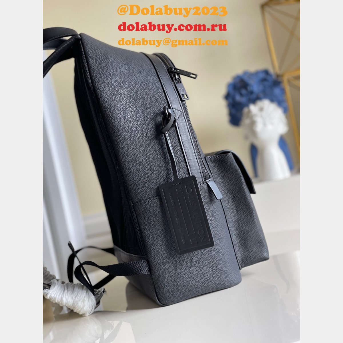 Replcia China Louis Vuitton Backpack H26 M57079 Black Bags