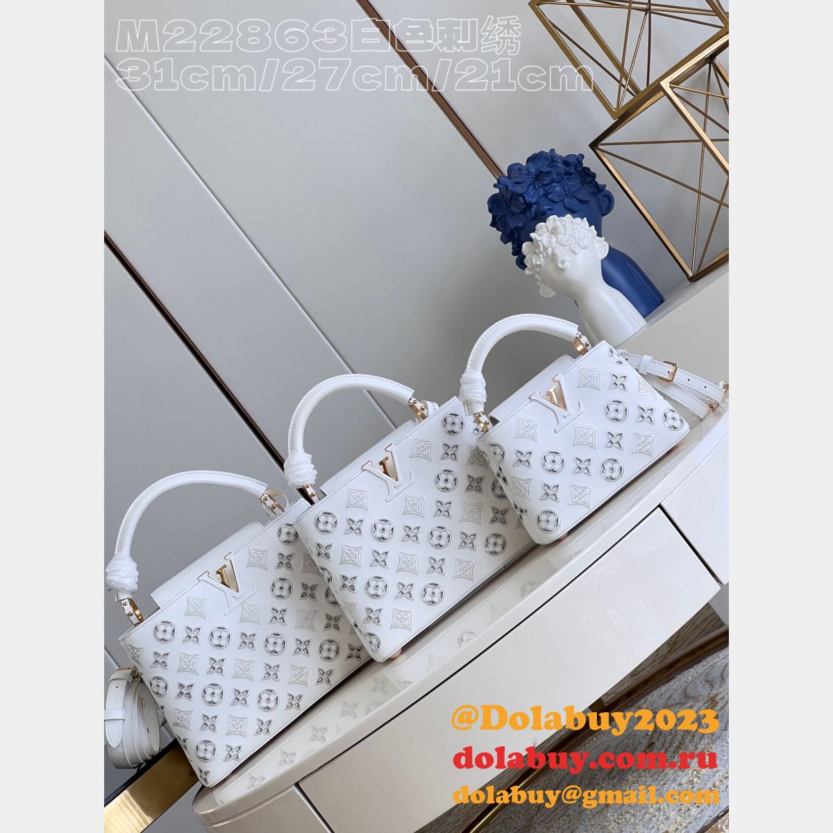 Fashion M22863 Capucines Replicas Louis Vuitton High Quality Bag