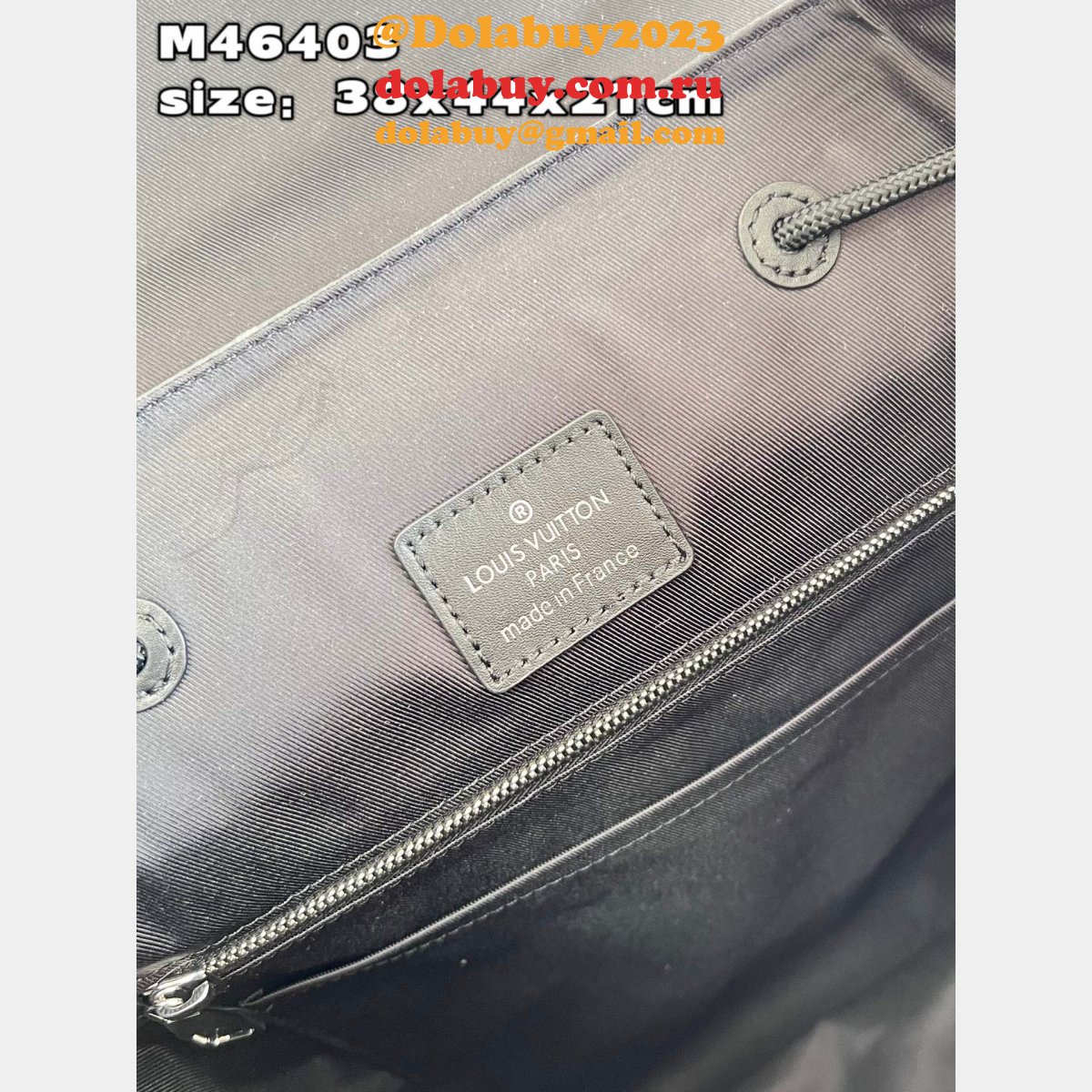 Louis Vuitton Perfect LV x YK Christopher M46403 Monogram Eclipse Canvas