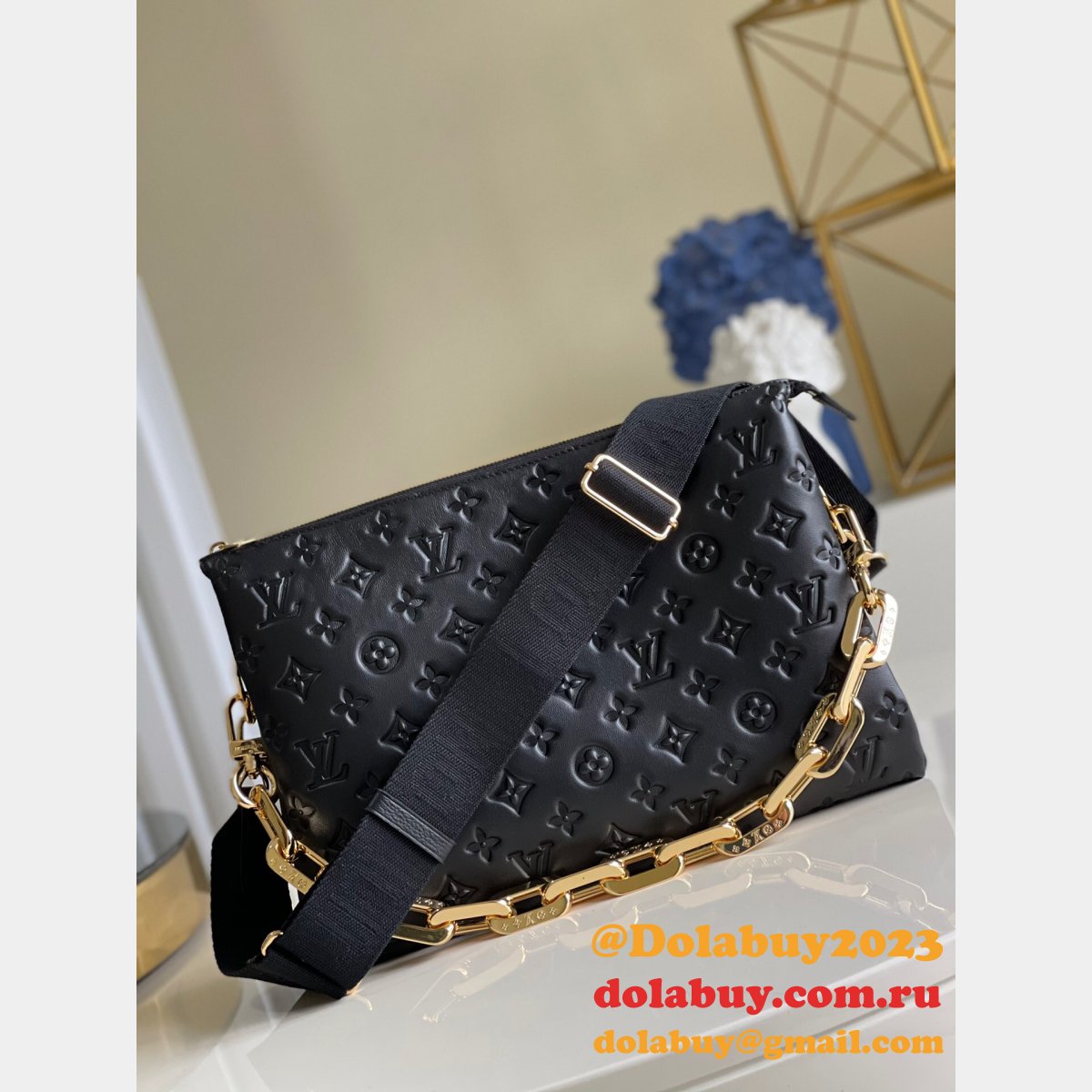 Coussin Other Leathers M57782 Black Louis Vuitton Replica