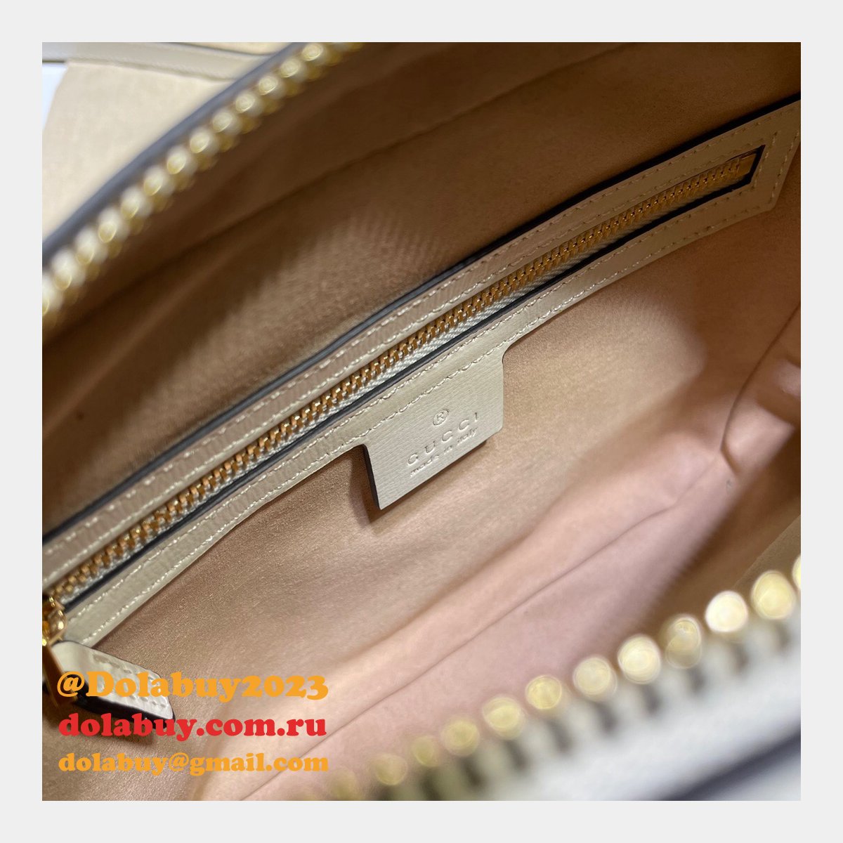 G*u*i replica horsebit 1955 small brown or white leather shoulder 645454 bag