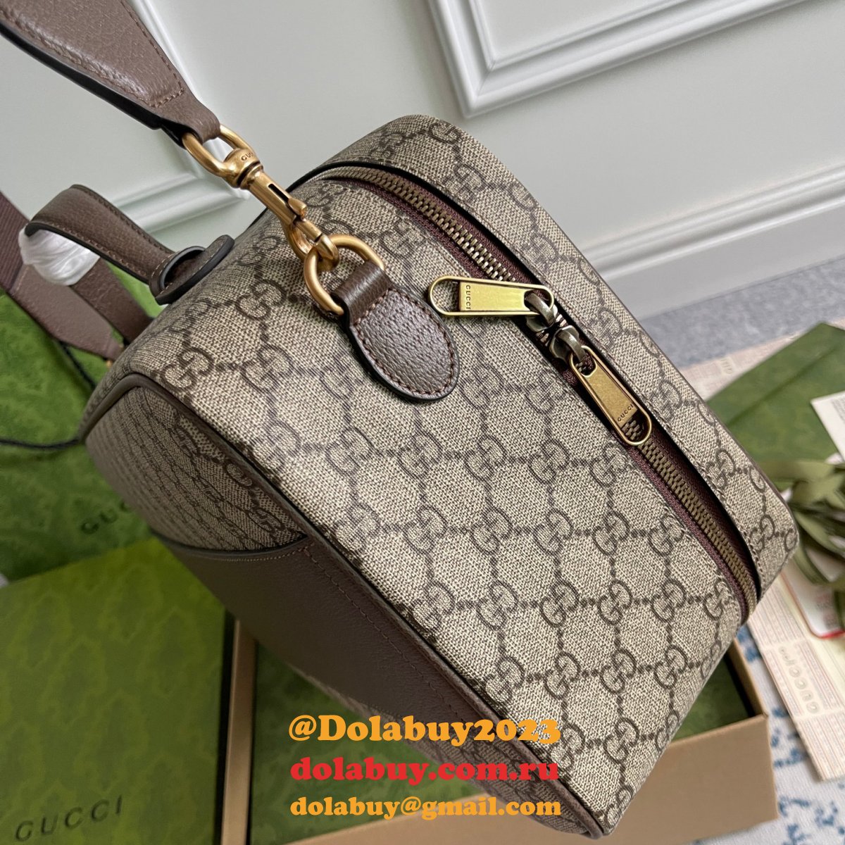 top quality G*u*i savoy shoe case supreme 752587
