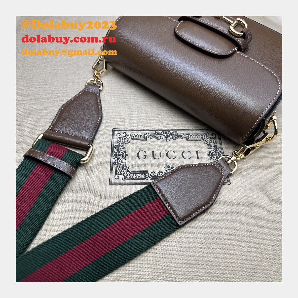 horsebit 1955 top quality G*u*i replica 658574 crossbody bag