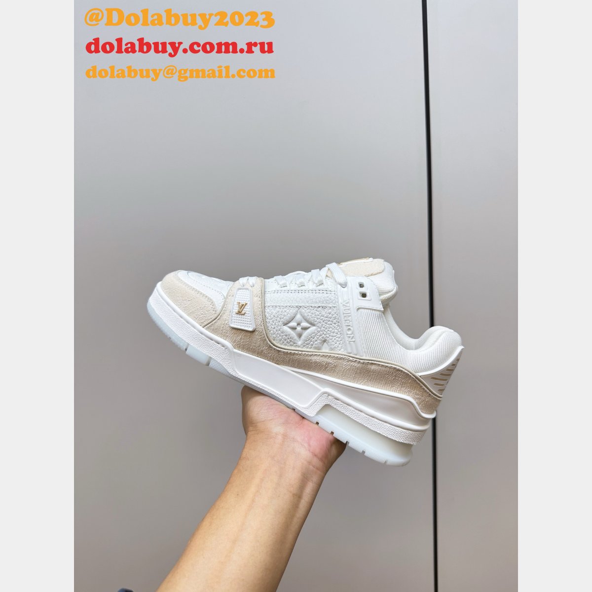 Top Quality LV Trainer Sneaker 1:1 Mirror
