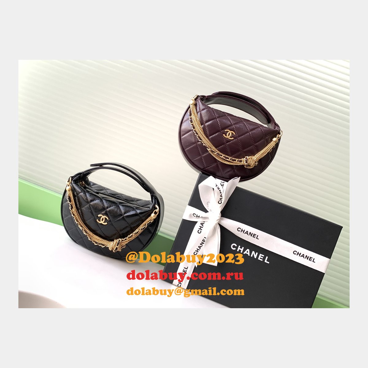 Copy Best AP4058 Shiny Pouch 1:1 Mirror Bag