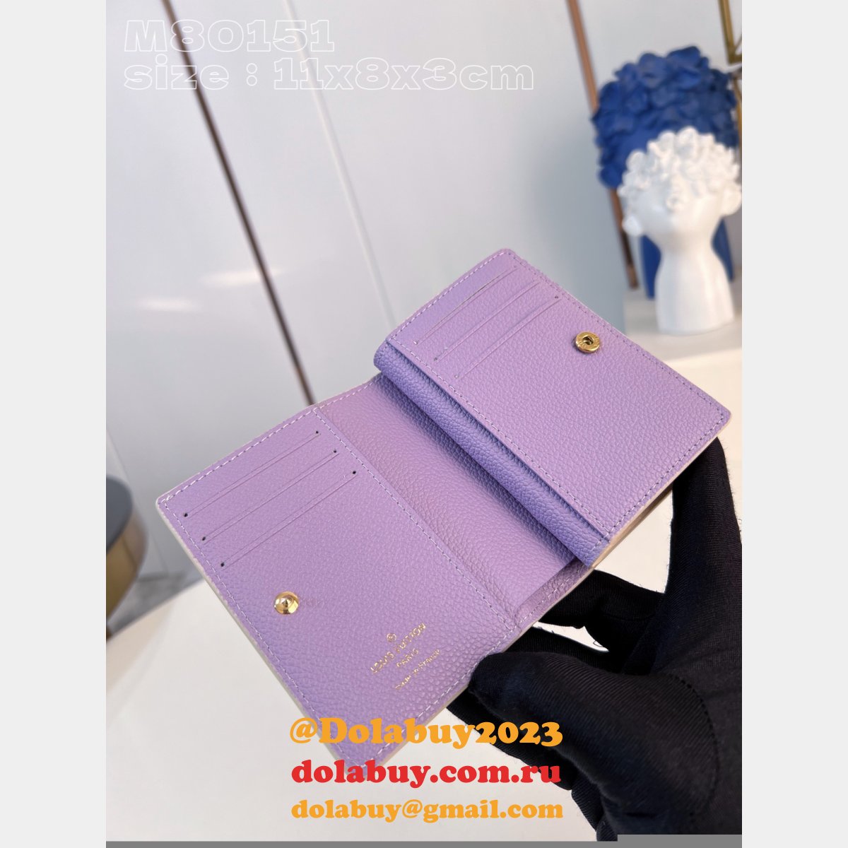 Cléa Wallet Monogram Empreinte M80151 Replicas Shop Louis Vuitton Bag