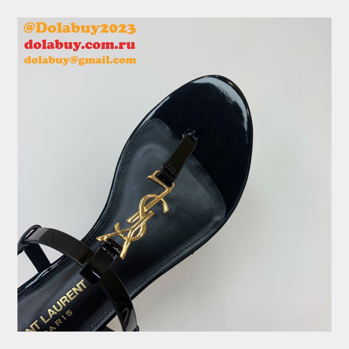 Top Quality SAINT LAURENT flat sandals